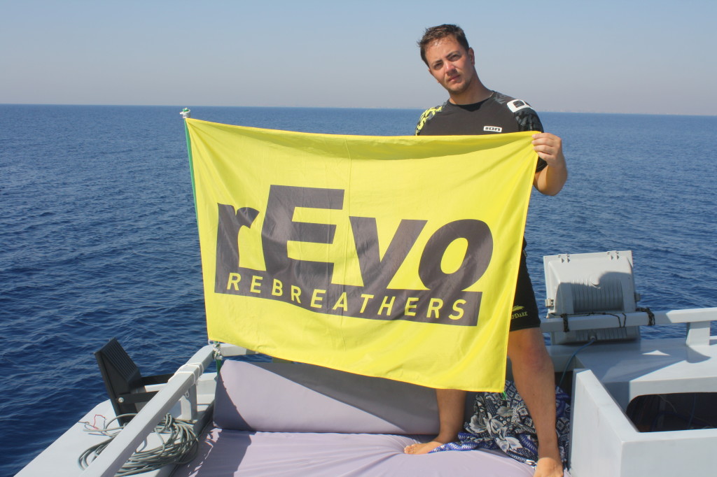 Guilio with the rEvo Flag!