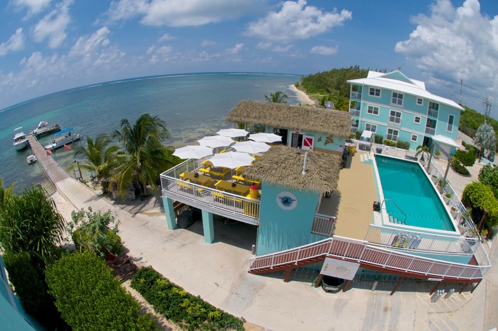  Eagle Ray's Dive Bar & Grill at Compass Point Dive Resort at East End, Grand Cayman.