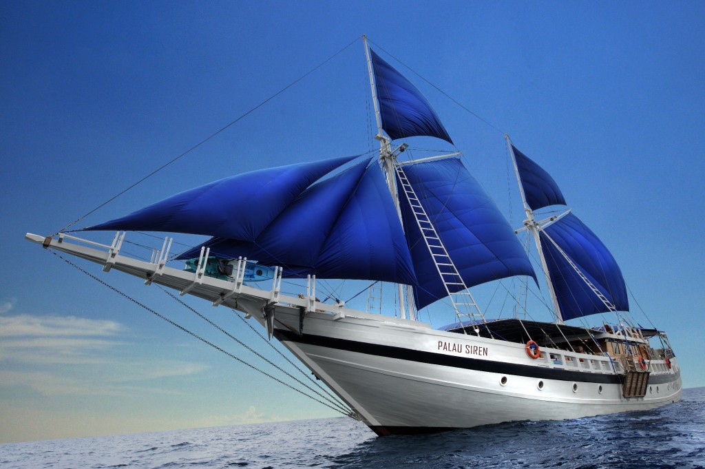 S/Y Palau Siren. Image courtesy of Worldwide Dive and Sail