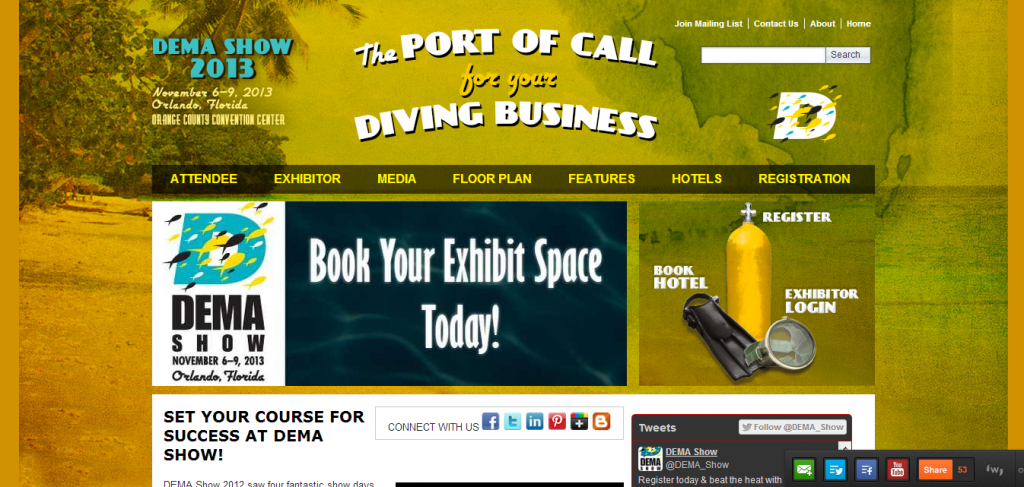 DEMA Dive Show at The Scuba News