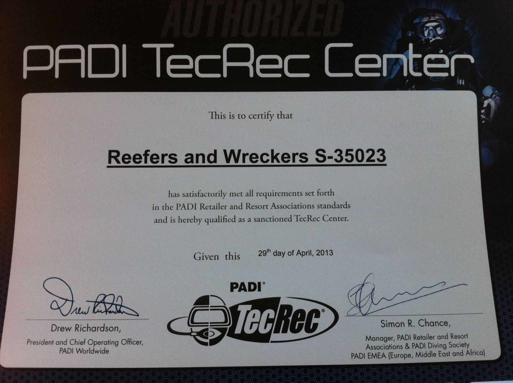 Reefers and Wreckers Tec Rec