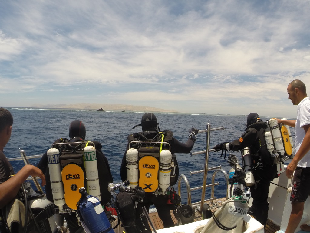 rEvo Rebreathers During Hurghada Dive Fest