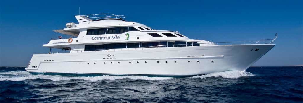 M/Y Contessa Mia at The Scuba News