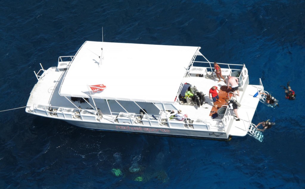 Red Sail Sports operates a fleet of spacious dive boats custom-designed for comfort and they are run by dive pros who are experts and they the dive sites well. Photo courtesy Red Sail Sports