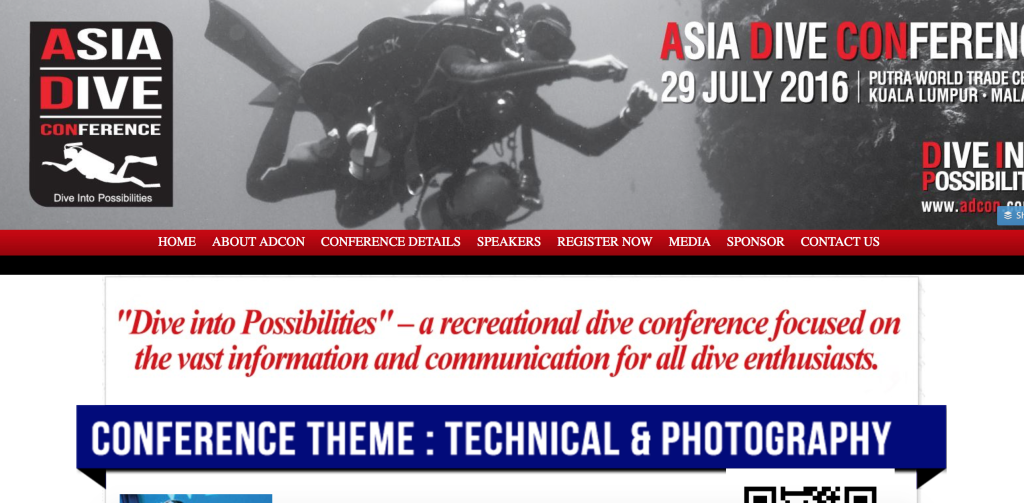 Asia Dive Conference 2016