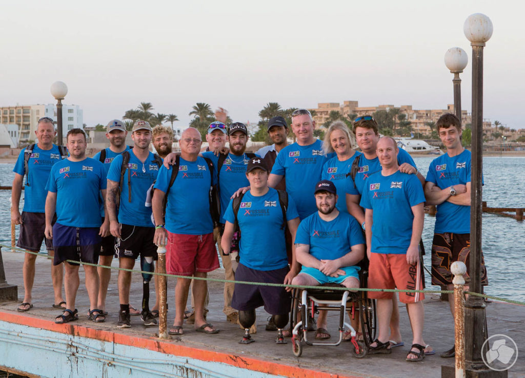 Chairman and Founder of Deptherapy, Dr Richard Cullen, with Programme Members in Egypt. Photo - Dmitry Knyazev for Deptherapy