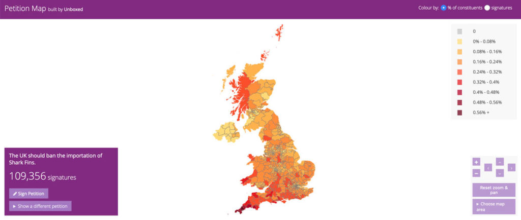UK Petition Map