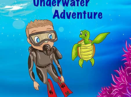 Sketchbook for kids age 8-12. Underwater Adventures