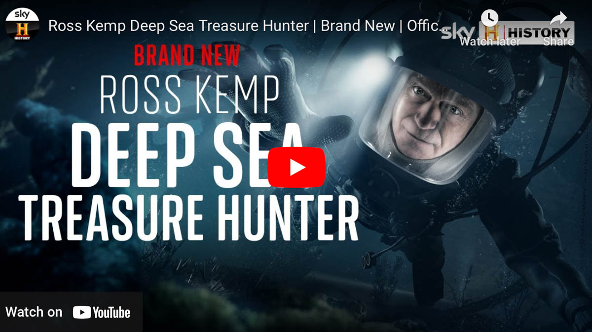 Ross Kemp: Deep Sea Treasure Hunter - Watch The Trailer - The Scuba News