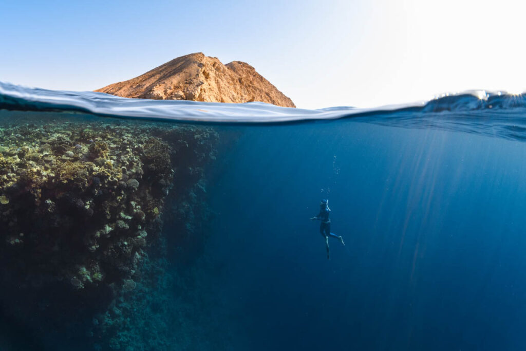 Scuba Diving Underwater