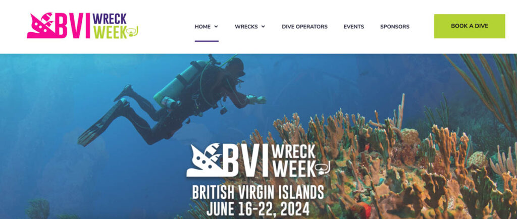 British Virgin Islands Wreck Week 2024 The Scuba News   BVI Wreck Week 2024 October 24 2023 1 1024x434 