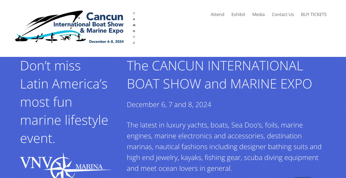 Cancun International Boat Show 2024