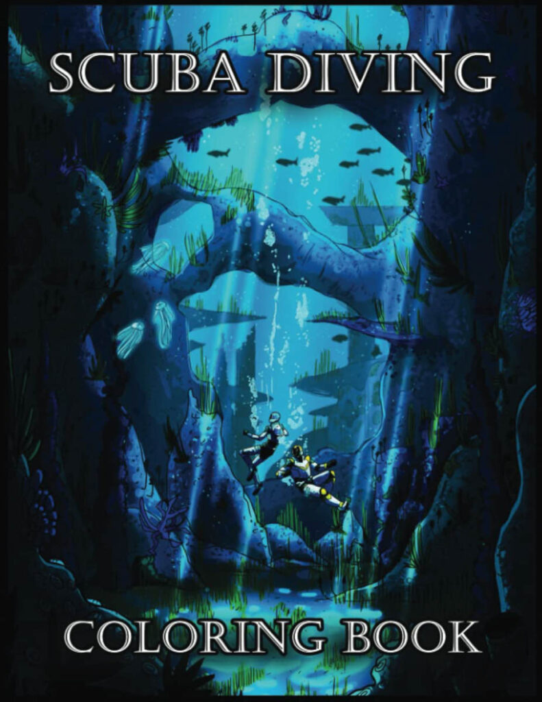 Scuba Diving Coloring Book